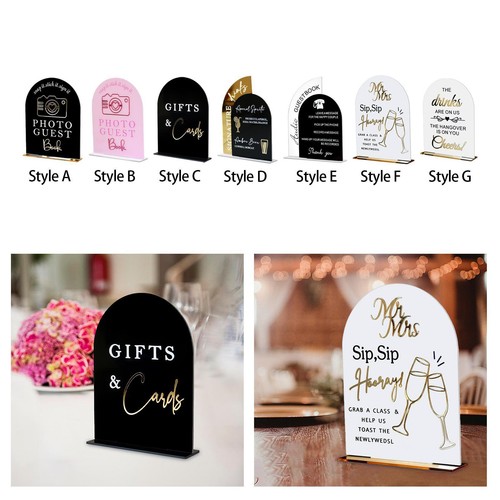 Acrylic wedding sign for - wedding,