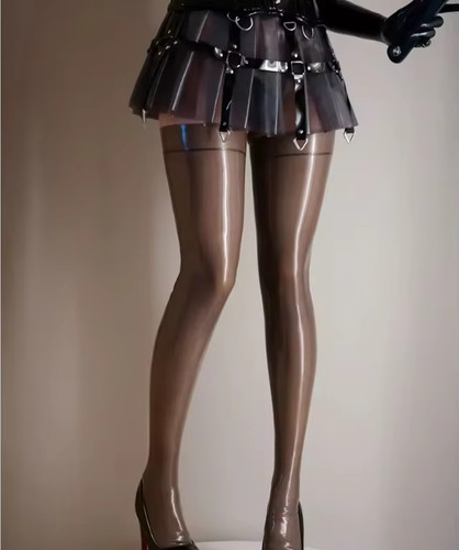 Unisex transparent black latex - unisex,