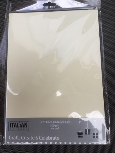 Cardstock cream llnen - x,
