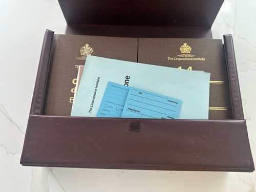 Vintage linguaphone french - linguaphone,