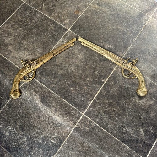 Pair vintage antique - of, large