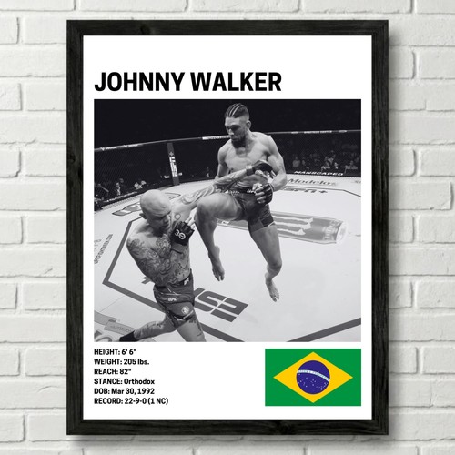 Johnny walker poster mma - johnny, poster,