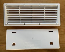 MPK White Recessed Fridge Air Vent And Winter Cover Caravan Motorhome Camper RV
