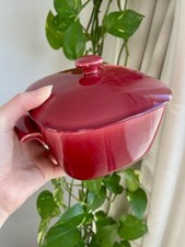 Ceramic Crock Pot - Berry Red