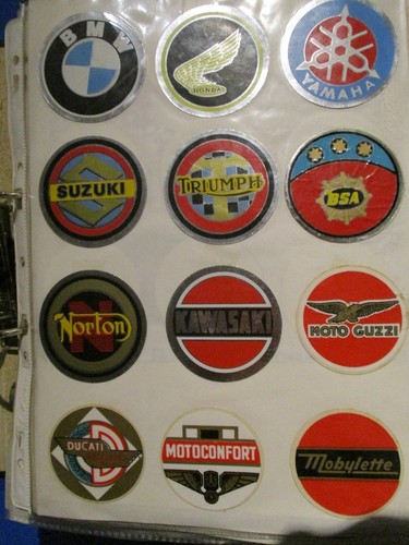 Motorcycle stickers - 12,
