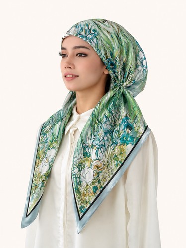 Scarf luxurious 100 silk - scarf, a