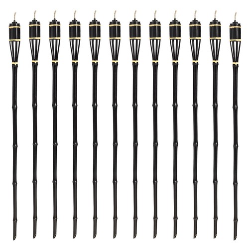 12x black 113cm - 113cm, garden