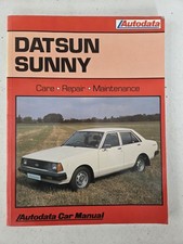 Datsun Sunny Autodata Manual