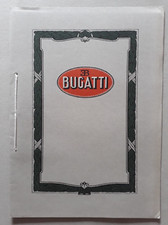 Bugatti Cars Range 1926-27 Brochure 1970s - Touring & Sporting *REPRINT*