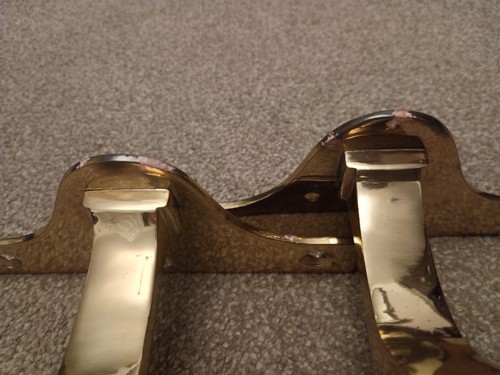 Solid brass heavy curtain - heavy, pole