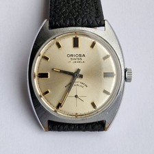 Oriosa Swiss 1968s Men's Wristwatch Mechanical Movement