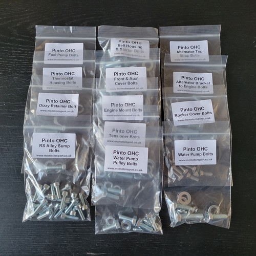 Pinto ohc engine bolt set - ohc,