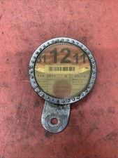 Vintage Motorcycle, Tax Disc Holder, Triumph,750