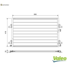 CONDENSER AIR CONDITIONING UNIT 817731 FOR RENAULT ESPACE/IV/Mk G9T743/742 2.2L 4cyl