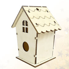 Wooden Dove Bird House Birdcage Decor Houses for outside Kit