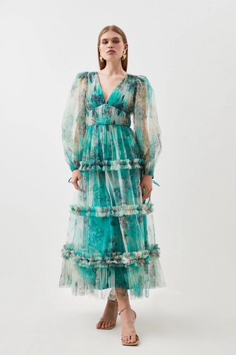 Karen millen floral - millen, tulle