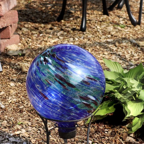 Glass gazing ball - 10", for