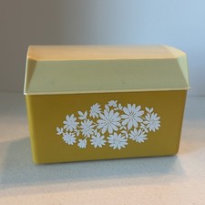 Vintage Plastic Recipe Card