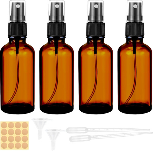 50ml mber glass spray bottle - 50ml,