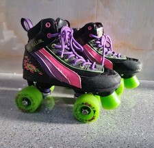 SFR RIO Roller Skates UK 3 Black And Green