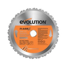 EvolutionRAGE210 Multipurpose 210mmCircular Saw Blade R210CMS RAGE3 S RRP £29.99