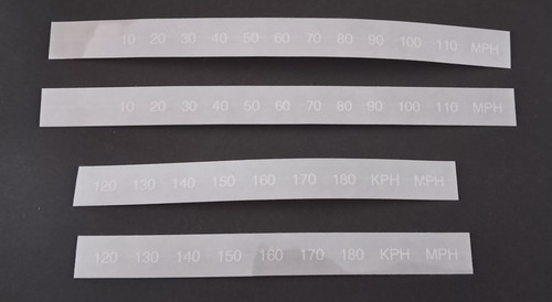 Speedometer speedo kit overlay - speedo,