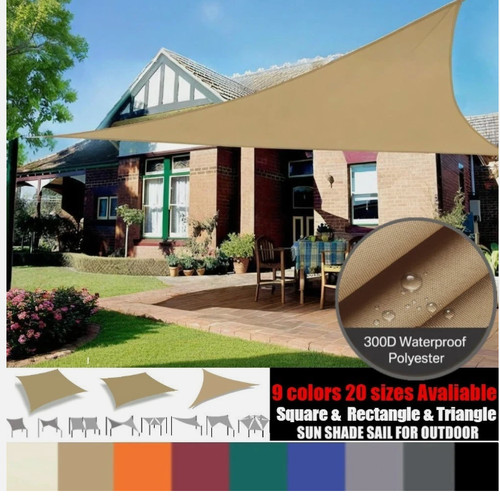 Heavy duty sun - shade, sail
