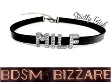 Bondage Kit Collar Choker Necklace MILF Sexy Fetish Mistress Sissy Slave CUSTOM