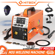 6 IN1 Aluminum MIG Welder Gas/Gasless MIG TIG ARC 220V Spool Gun Welding Machine