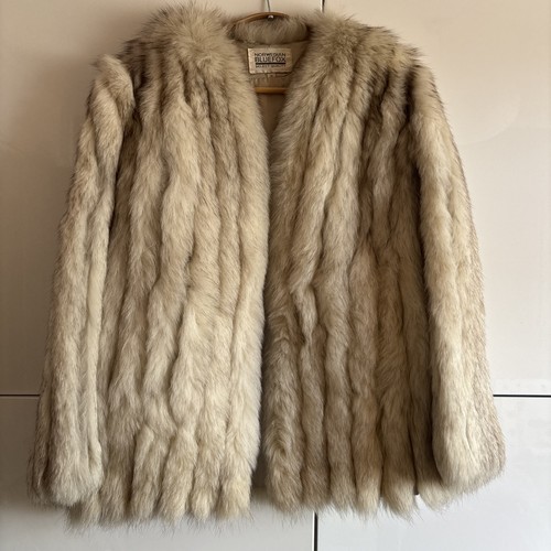 Genuine norwegian blue fox - blue, fur