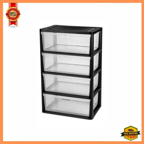 Sterilite wide drawer - 4,