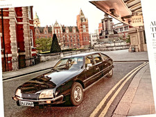 CITROEN CX PRESTIGE  FRAMEABLE COLLECTIBLE ORIGINAL CLASSIC CAR ROAD TEST REVIEW