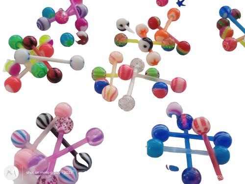 Flexible plastic tongue rings - tongue,