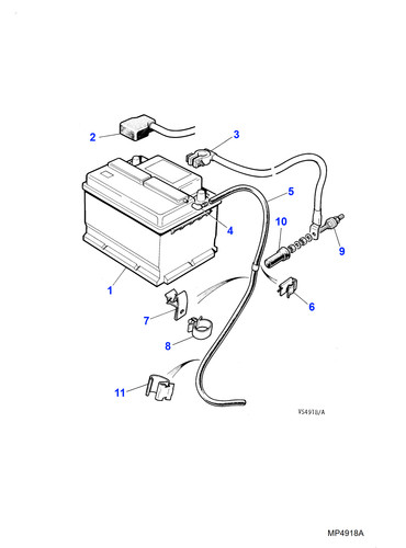 Jaguar genuine battery vent - jaguar,