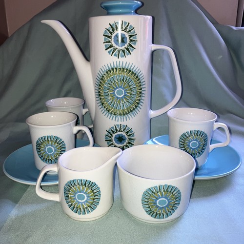 Meakin aztec coffee set - j&g,
