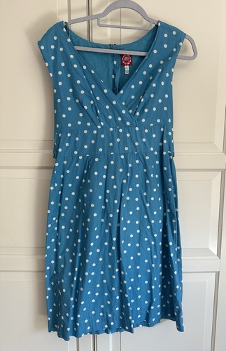 Joules blue white polka dot - blue/white,
