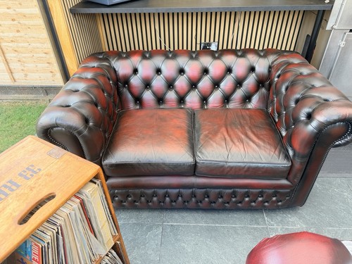 Vintage oxblood leather - vintage,
