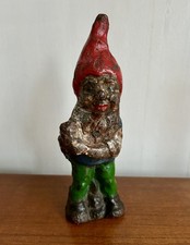 Antique Cast Iron Garden Gnome