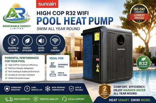 Sunrain r32 wifi - pool, heat