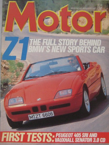 Motor magazine 1987 - magazine, 29/8/1987