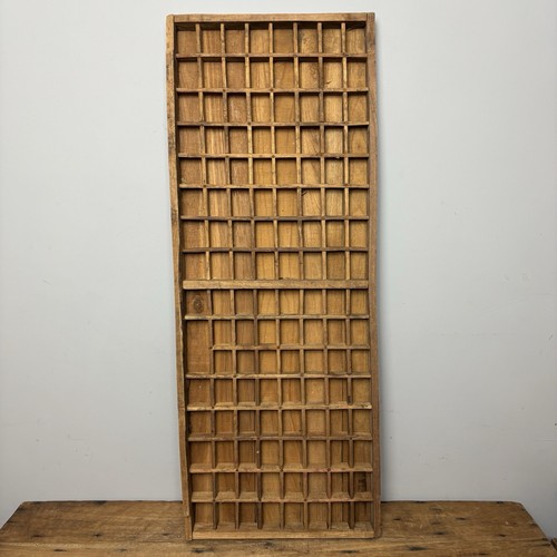 Vintage wooden printers tray - wooden,