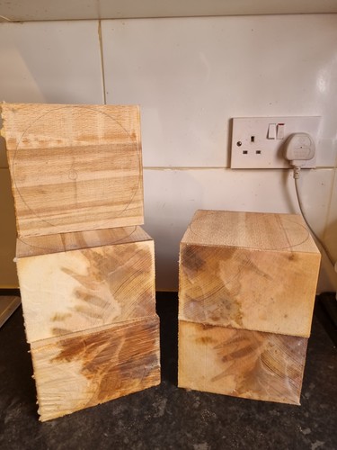Beech blank blocks spalted - blank,