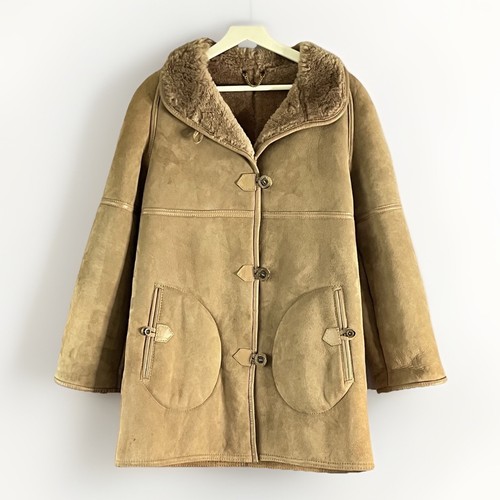Sheepskin coat made england - sheepskin,
