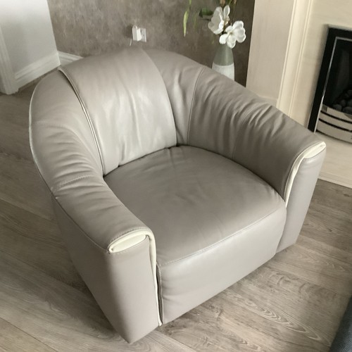 Natuzzi leather swivel - natuzzi,