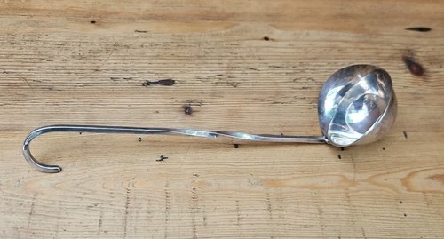 Antique white metal punch bowl - antique,