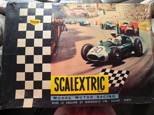 Vintage scalextric set - scalextric,