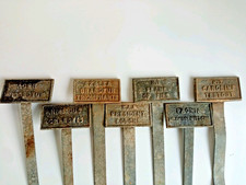  Vintage Metal Botanical Plant