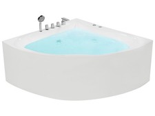 Whirlpool Corner Bath 1870 x 1330 mm White ISLITA
