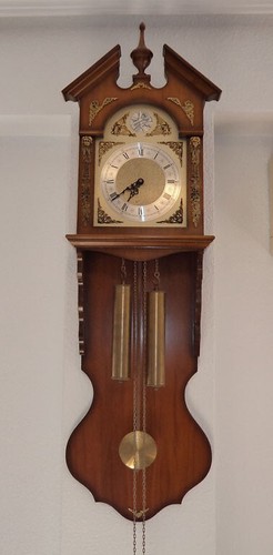 Antique wall clock - wall,