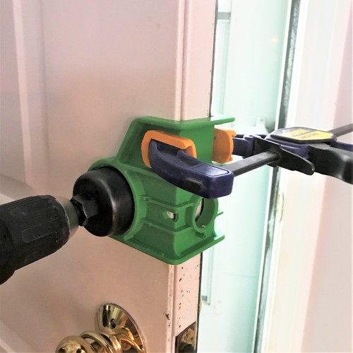 Door lock installation - door,